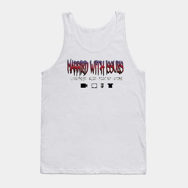 Letters & Icons Tank Top by marriedwithissues